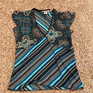 Unique vintage like top for sale!